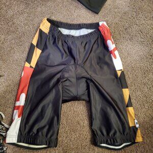 Hill Killer Maryland Flag bike shorts size Large